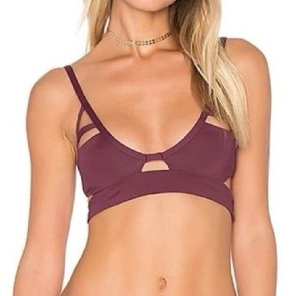 Tavik Swimwear Jessi Cut Out Double Back Strap Adjustable Bikini Swim S